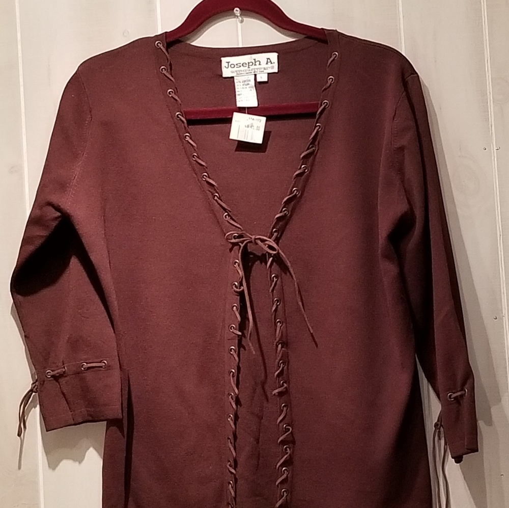 NWT brown cardigan sweater